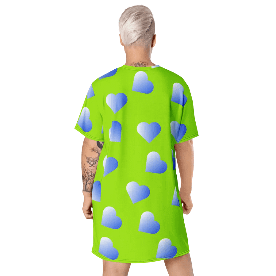 Love Pattern 2 Women's T Shirt Dress product image (12)