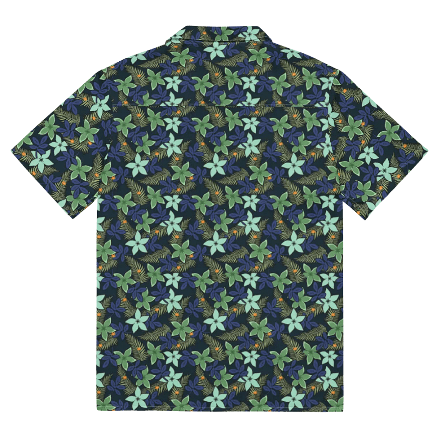 Midnight Tropical Floral Hawaiian Shirt product image (11)