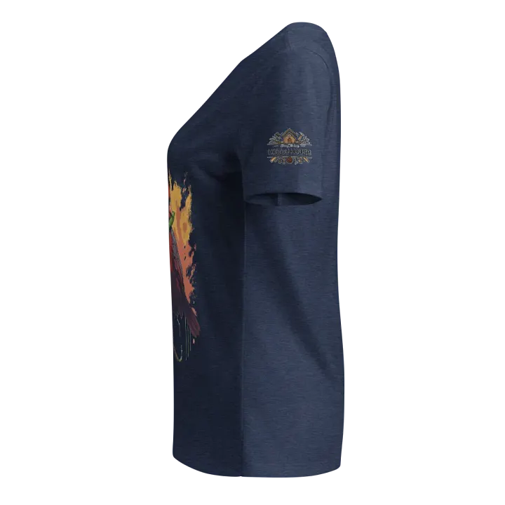 Beautiful Chaos - Green Bean Thief | Women’s V-Neck T-Shirt product image (22)