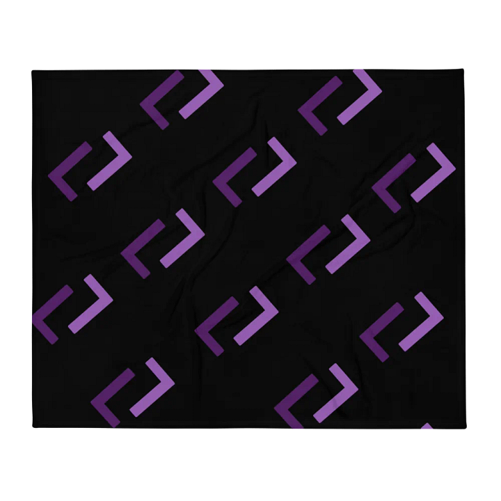 Open Purple Rectangles Design Throw Blanket product image (2)
