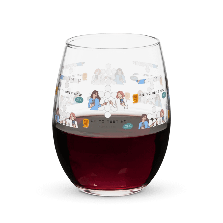 Ice To Meet You! Stemless Wine Glass product image (9)