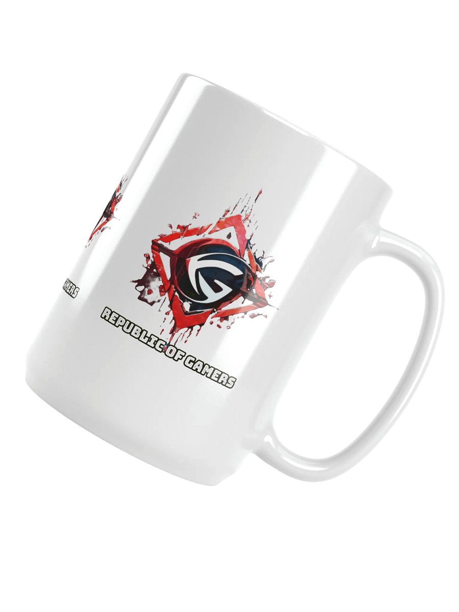 Dynamic Gaming Logo Mug, Glossy White Coffee Cup, Perfect Gift for Gamers product image (5)