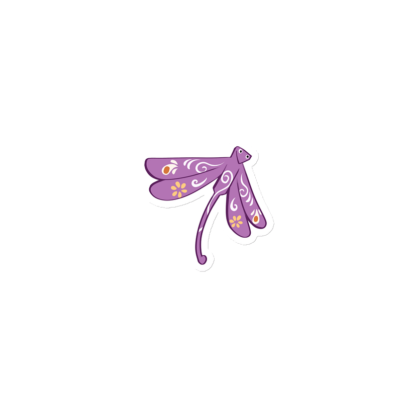 Purple Dragonfly Magnet