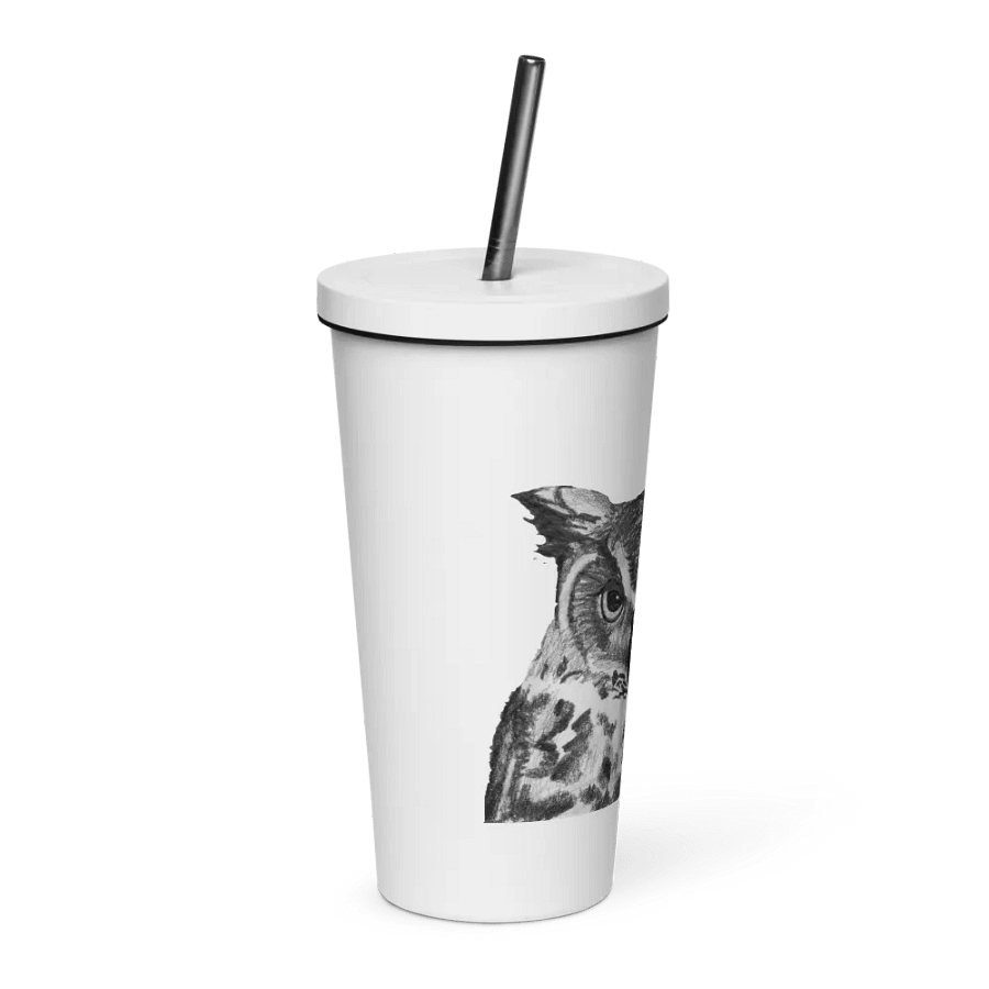 Owl Drawing Straw Cup product image (4)