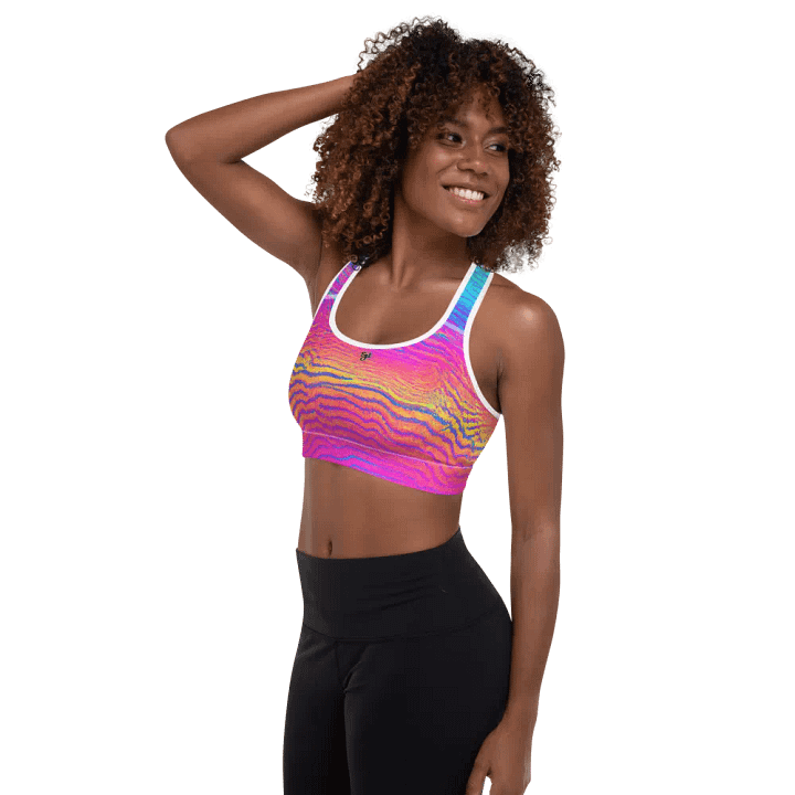 Syn Vaporwave Cheetah Sports Top product image (2)