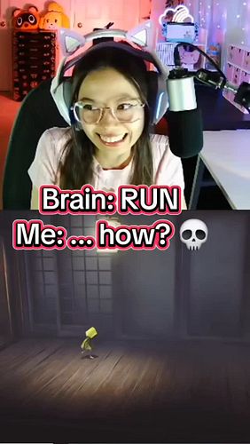 My brain has left the chat 💀
---
#girlgamers #gamergirlsofinstagram #girlstreamer #streamergirl #littlenightmares