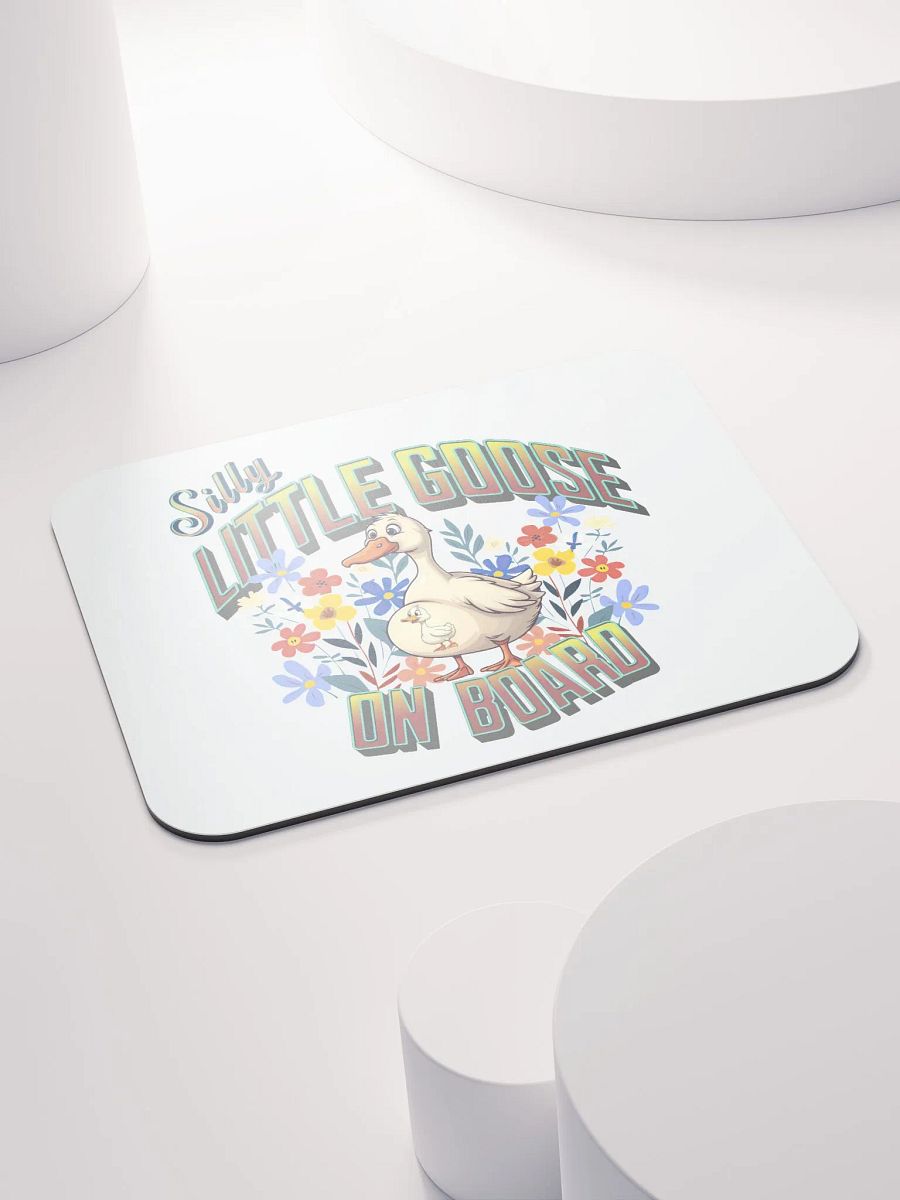 Silly Little Goose Goose On Board Mouse Pad product image (4)