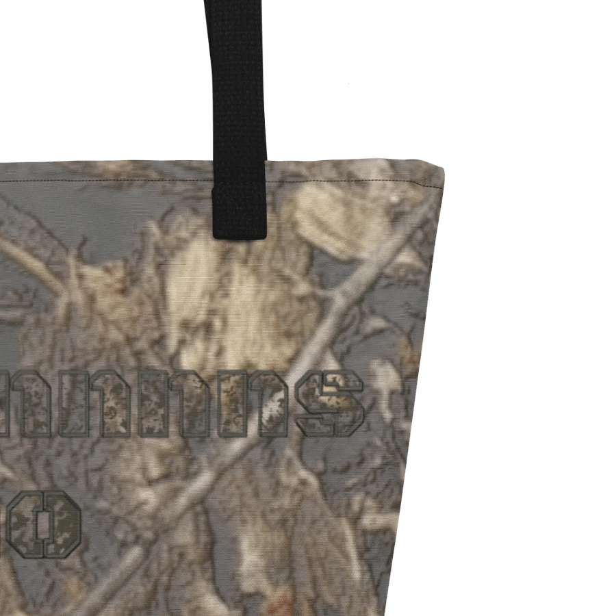 Large Tote Bag w/ Pocket - Dead Split - It Happennnns Camo product image (9)