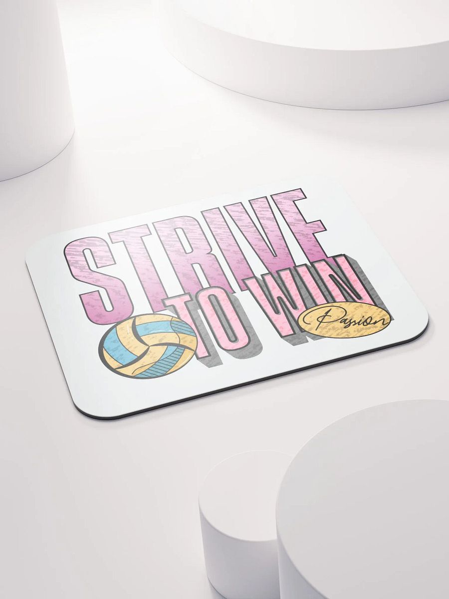Strive To Win Passion Volleyball Mouse Pad product image (4)