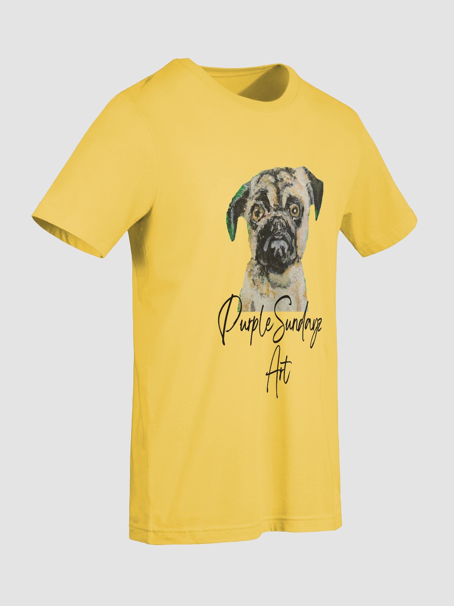 Cute Sad Pug Soft Cotton Tee product image (9)