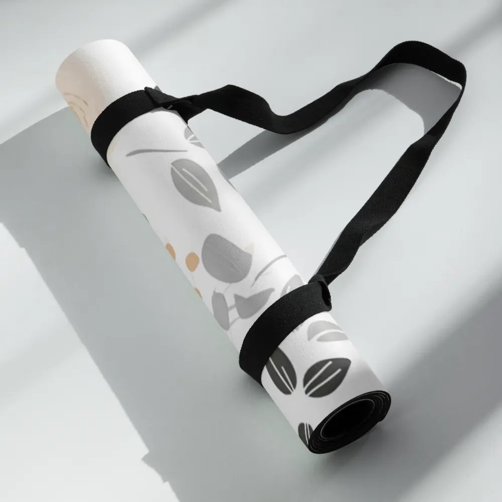 Antique Rose Doodle Yoga Mat product image (6)