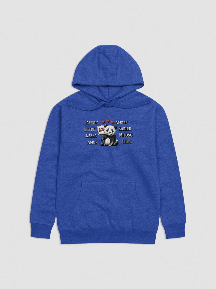 "A PANDA FULL OF LOVE" / / EMBROIDERED HOODIE product image (46)