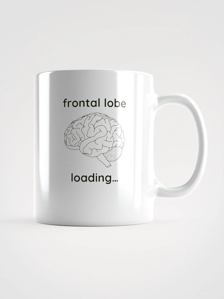 frontal lobe loading... mug (black) product image (1)