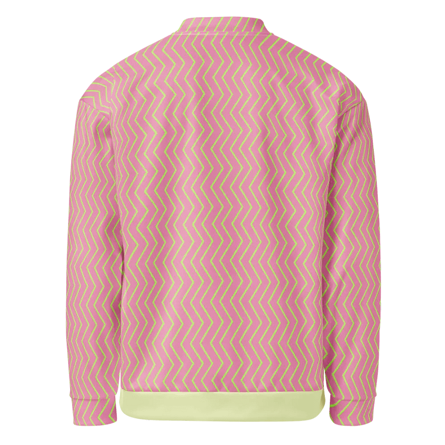 Zigzag Zest Pink Bomber Jacket product image (2)