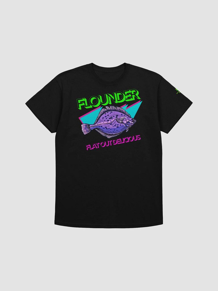 Flounder - Flat Out Delicious Radical Fishing Shirt product image (1)