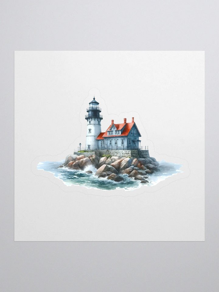 Coastal Lighthouse Kiss Cut Stickers product image (1)