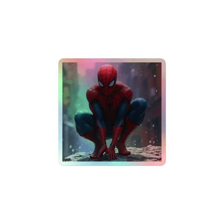 Spider Emblem Holographic Sticker Sheet product image (1)
