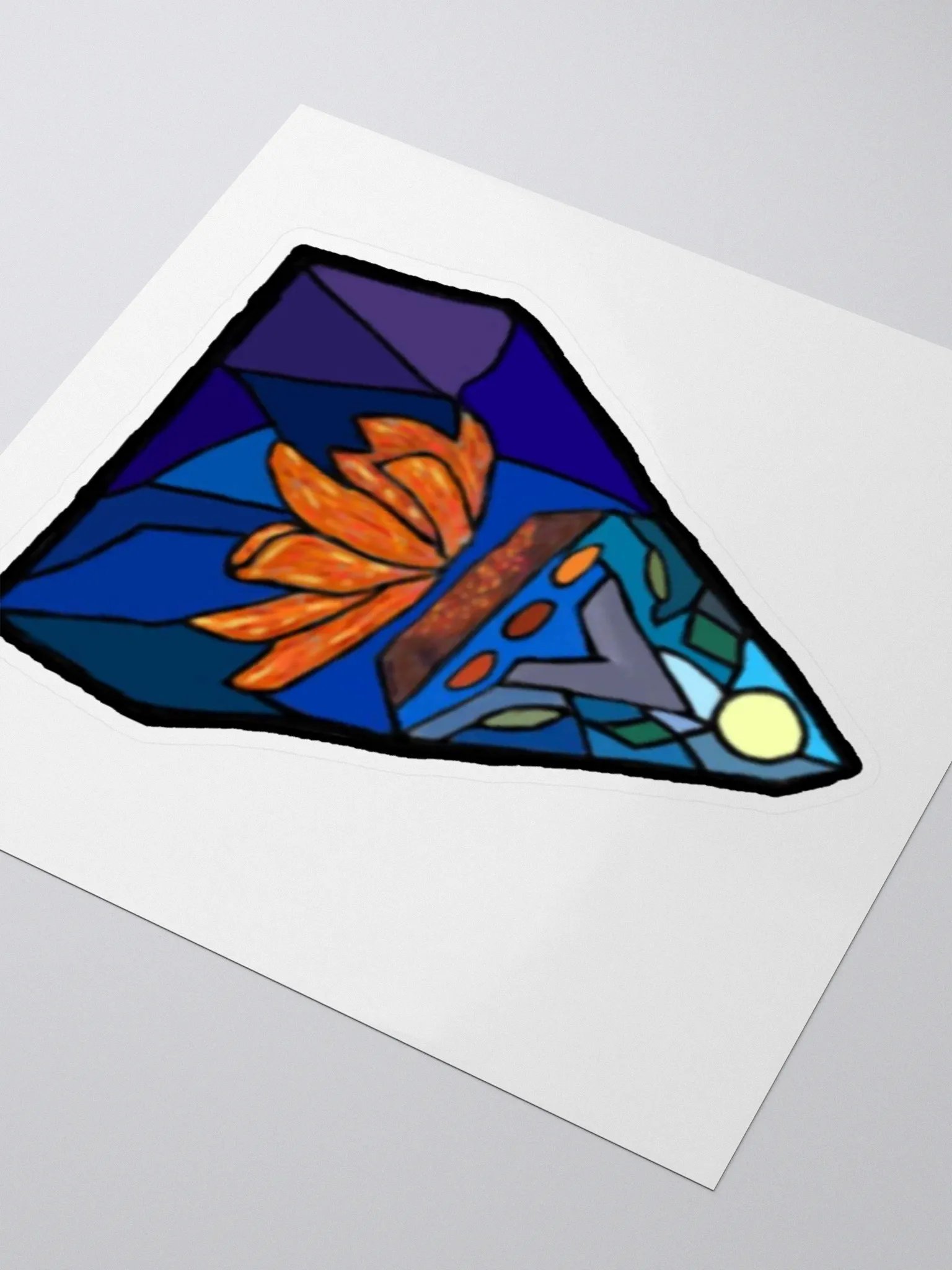 Campfire Mosaic Kiss Cut Stickers product image (8)