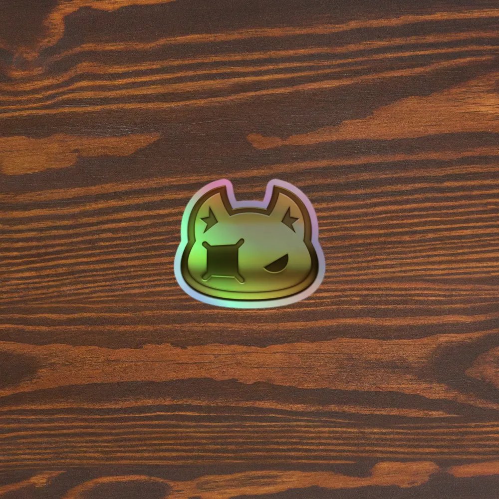 Kitty Logo Holographic Sticker product image (3)
