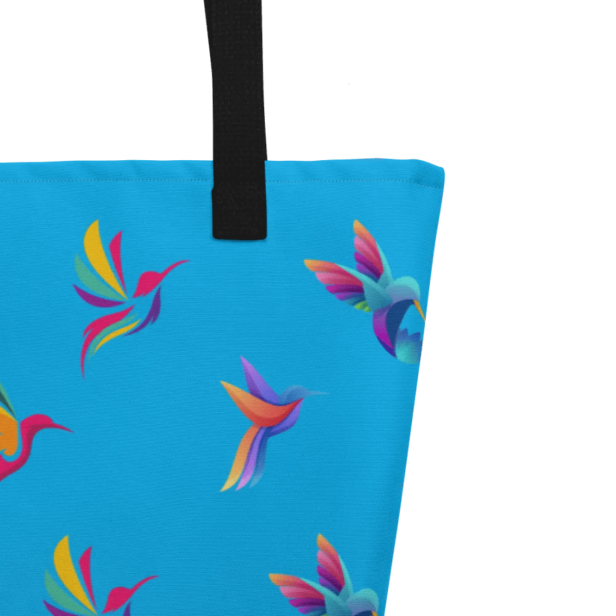 Vibrant hummingbird All-Over Tote Bag for moms dads birdlovers product image (9)