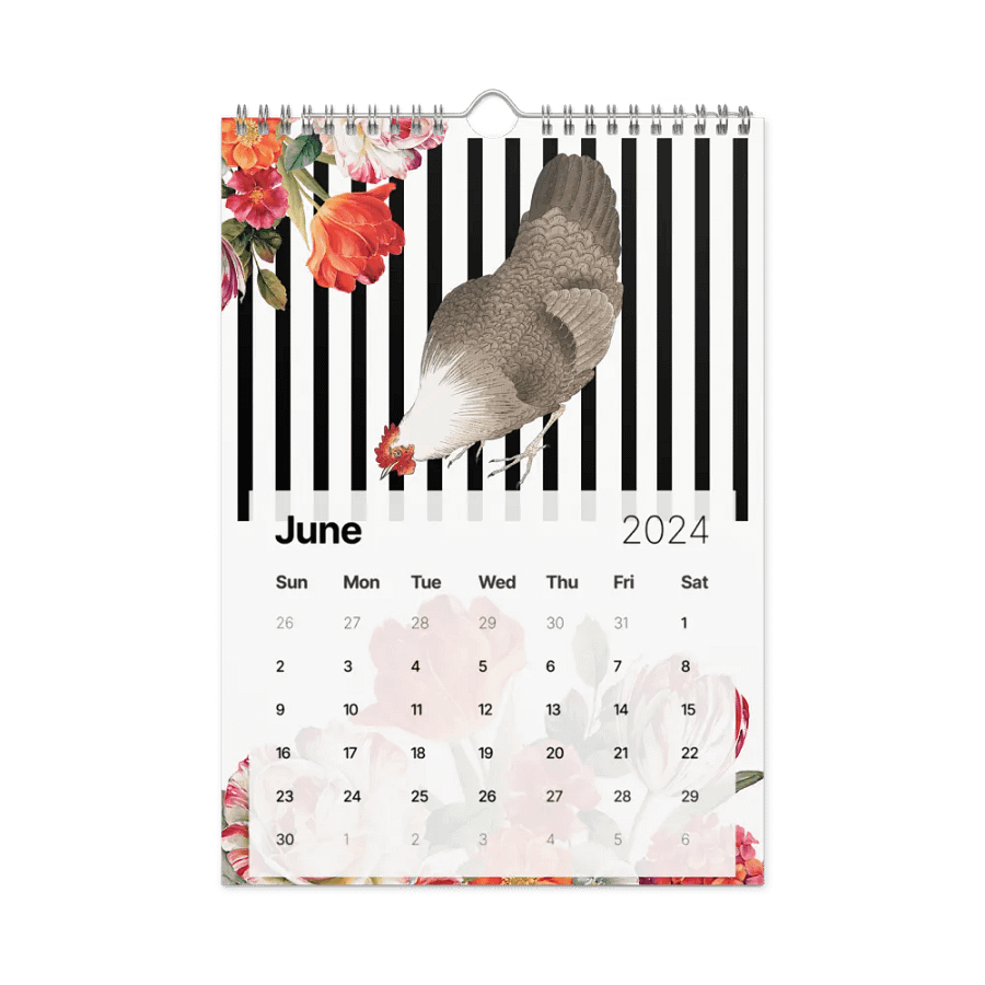 Rooster Collection 2024 Wall Calendar product image (11)