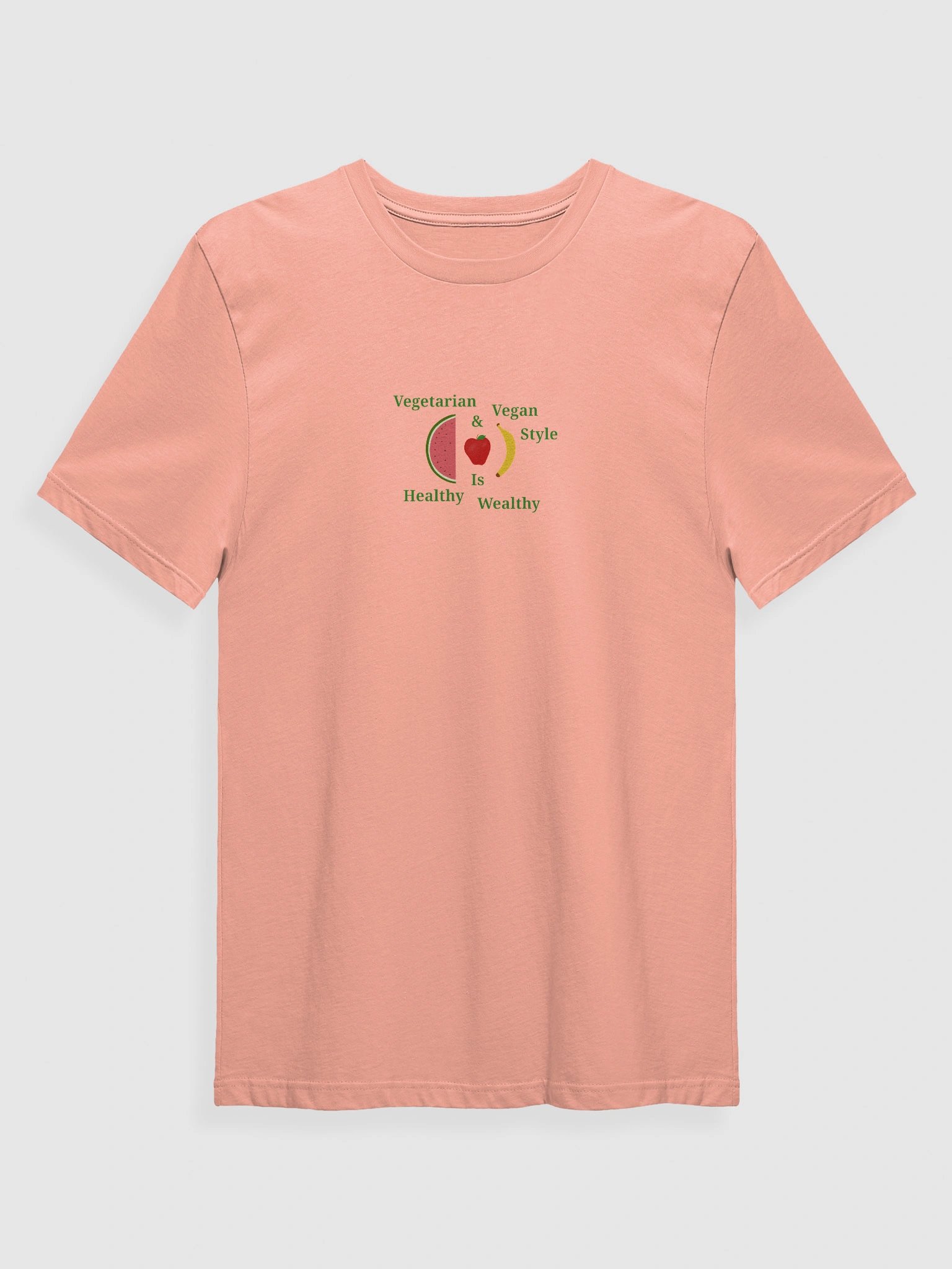 Healthy Wealthy Vegan T-Shirt product image (1)