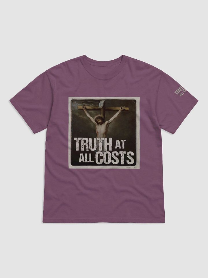 Truth at All Costs Podcast Art heavy t-shirt product image (1)