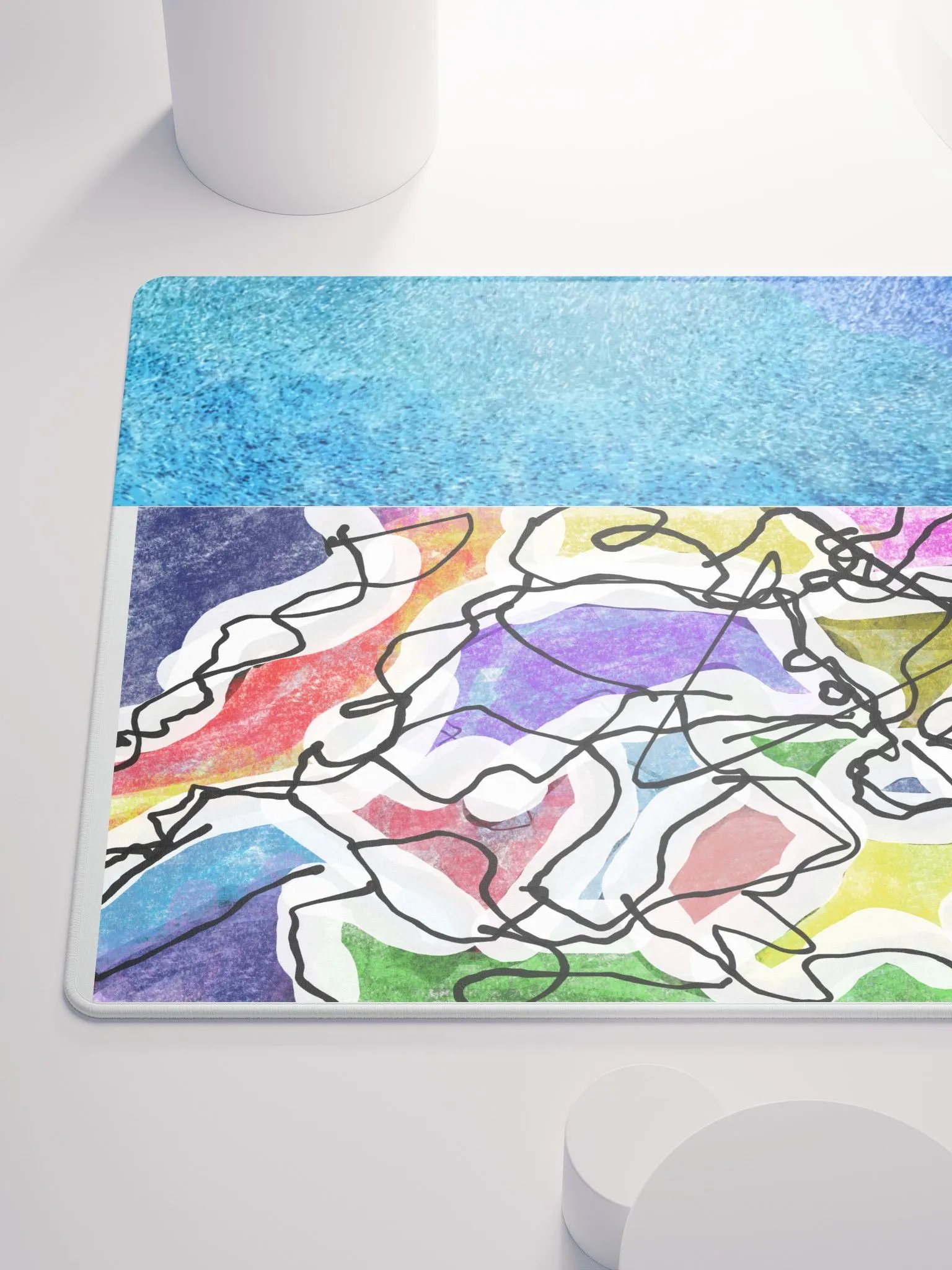 Blue -Muti-color mouse pad product image (6)