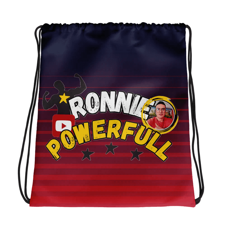 Thumbs-Up Vibes Drawstring Bag product image (1)