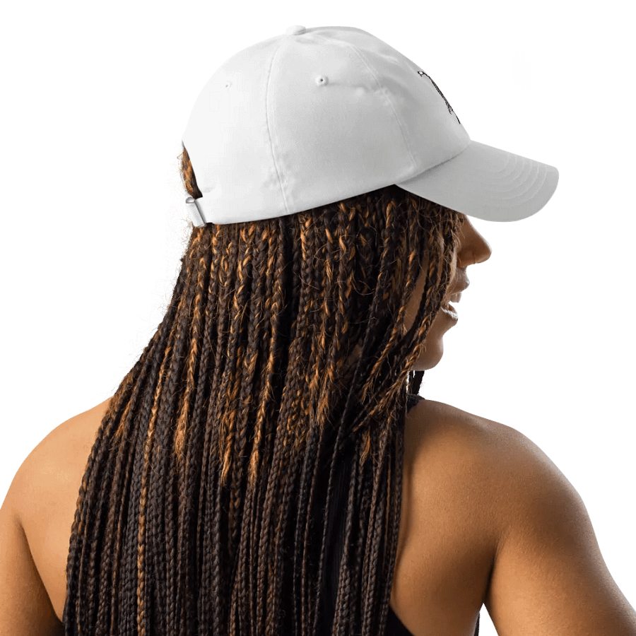 White Dad Cap product image (9)