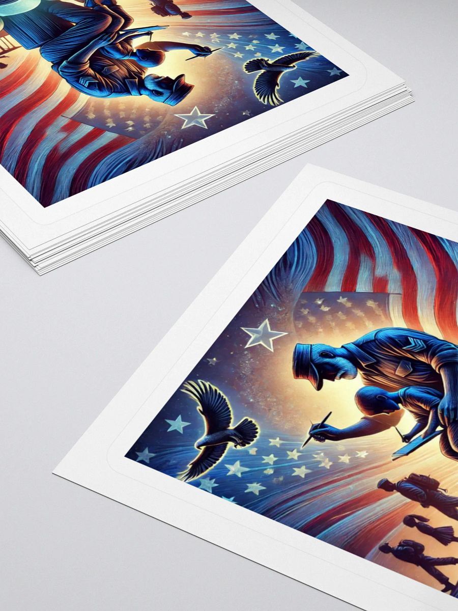 Patriotic Education Kiss Cut Stickers product image (10)