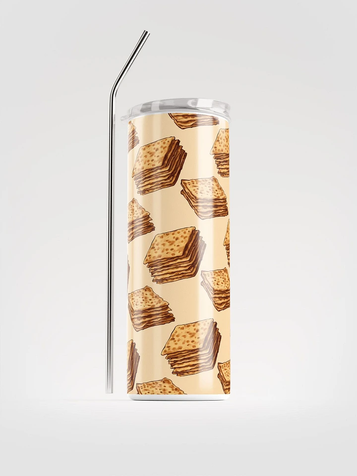 Matzah Pattern Stainless Steel Tumbler Gift for Passover product image (2)