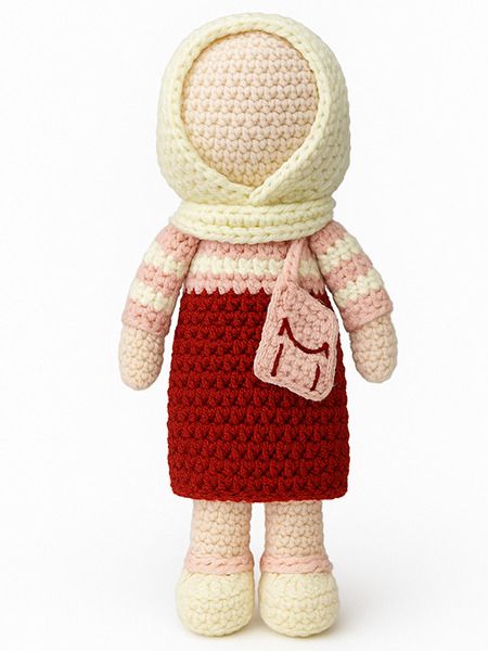 Soft Knit Hijabi Doll with Shoulder Bag product image (1)