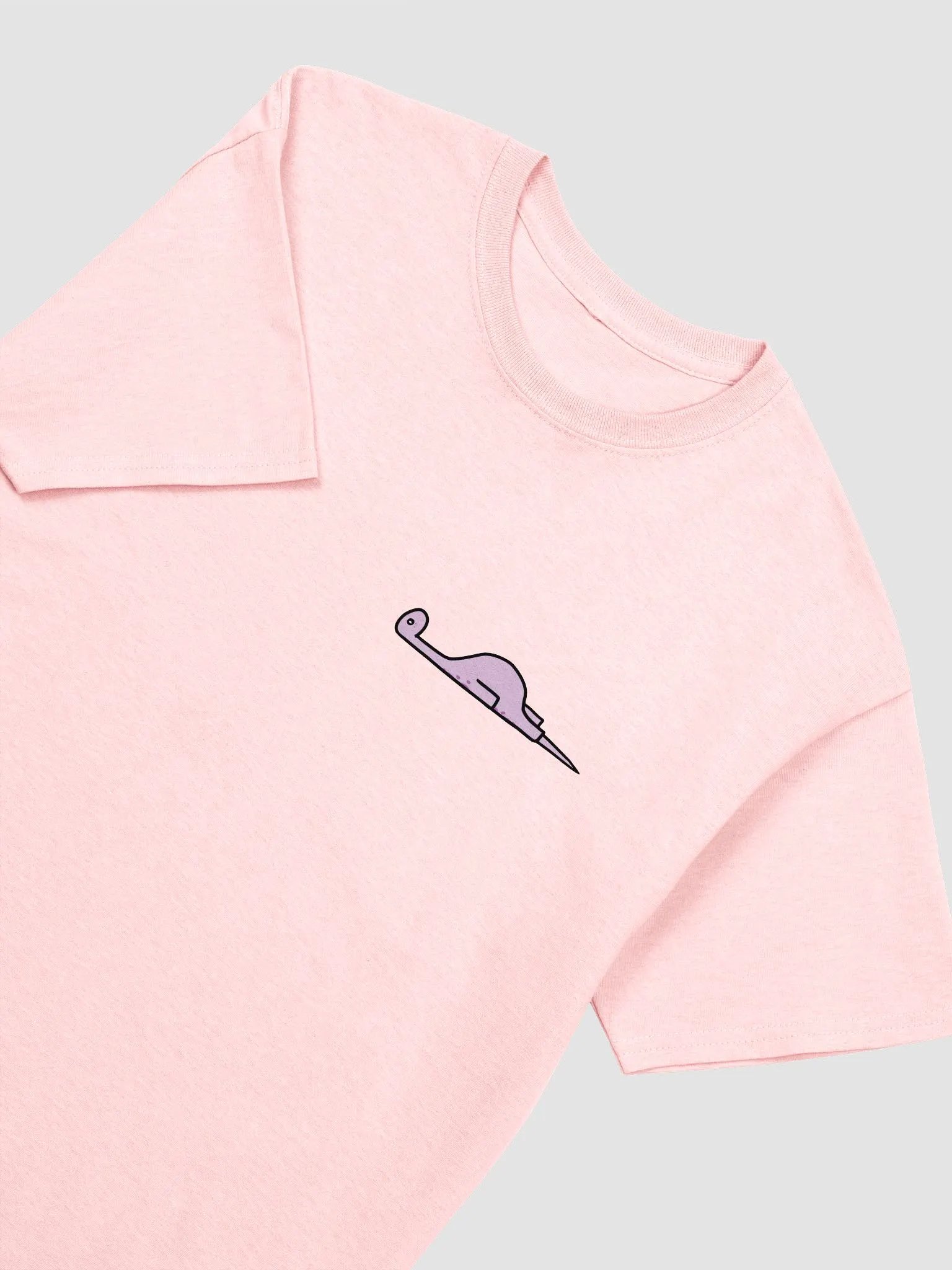 Pink Dino Laying Crest - T-Shirt product image (3)