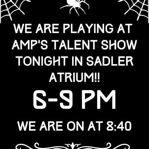 We are playing at @ampwm 's event tonight in Sadler Atrium! It will just be Emily and Ellie, but we are so looking forward to...