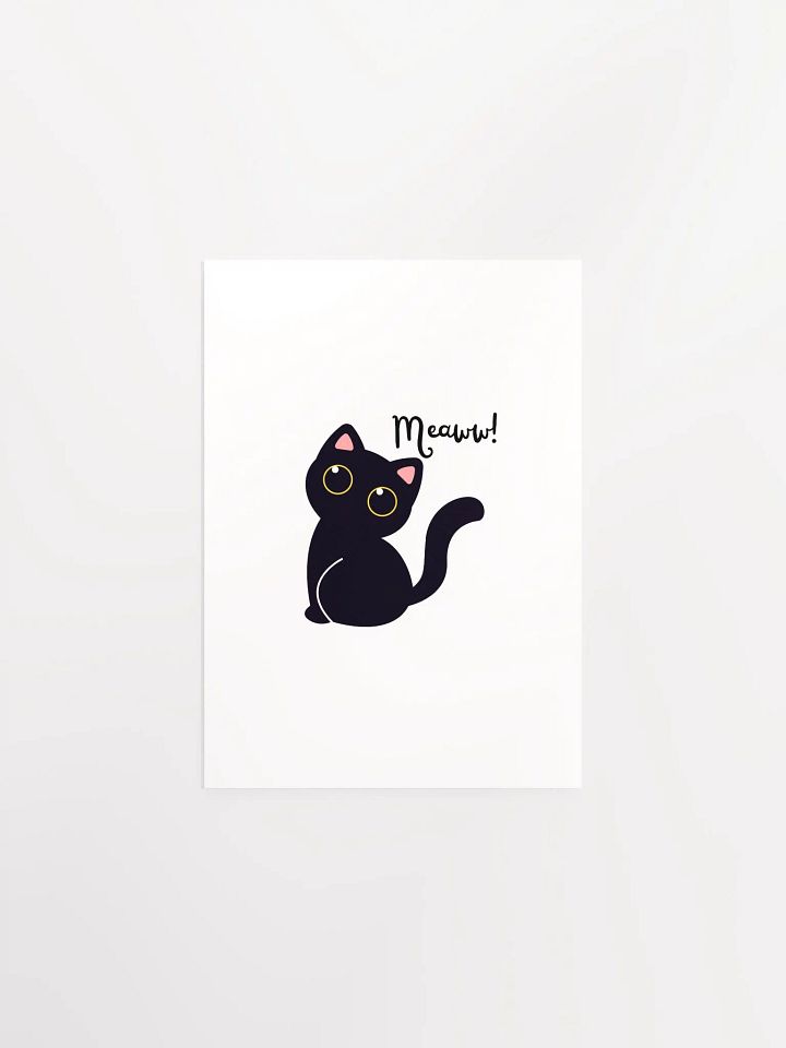 Meaww Mini Poster product image (1)