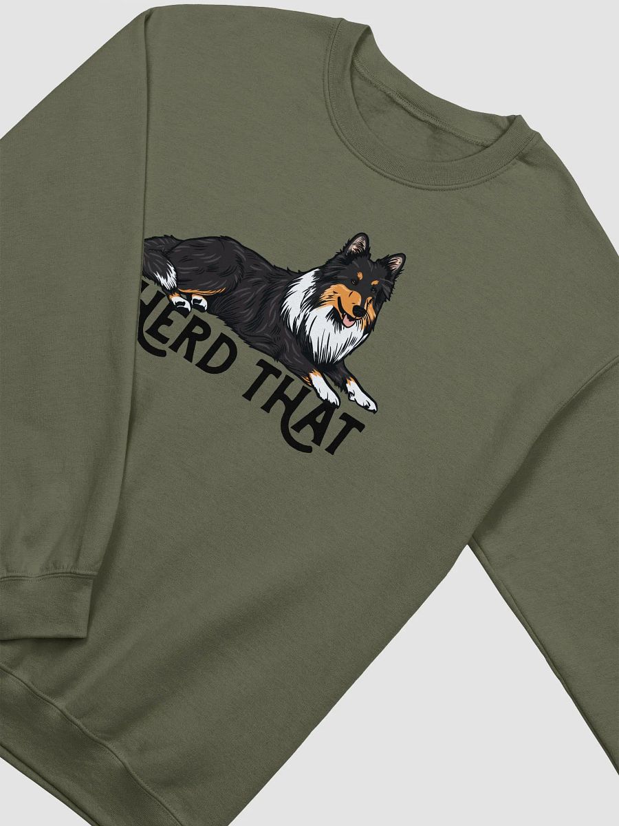 I Herd That Sweatshirt of a Shetland Sheepdog (Tricolor) | Funny T-Shirt for Sheltie Paw-rents product image (4)