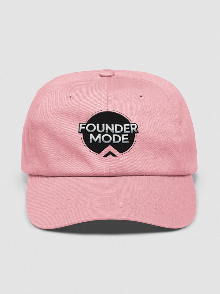 Founder Mode Embroidered Hat | Pink Dad Hat for Entrepreneurs product image (1)