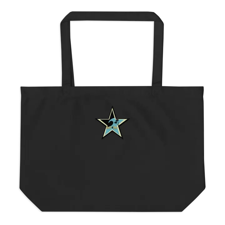 Surf star tote beach bag organic cotton product image (1)