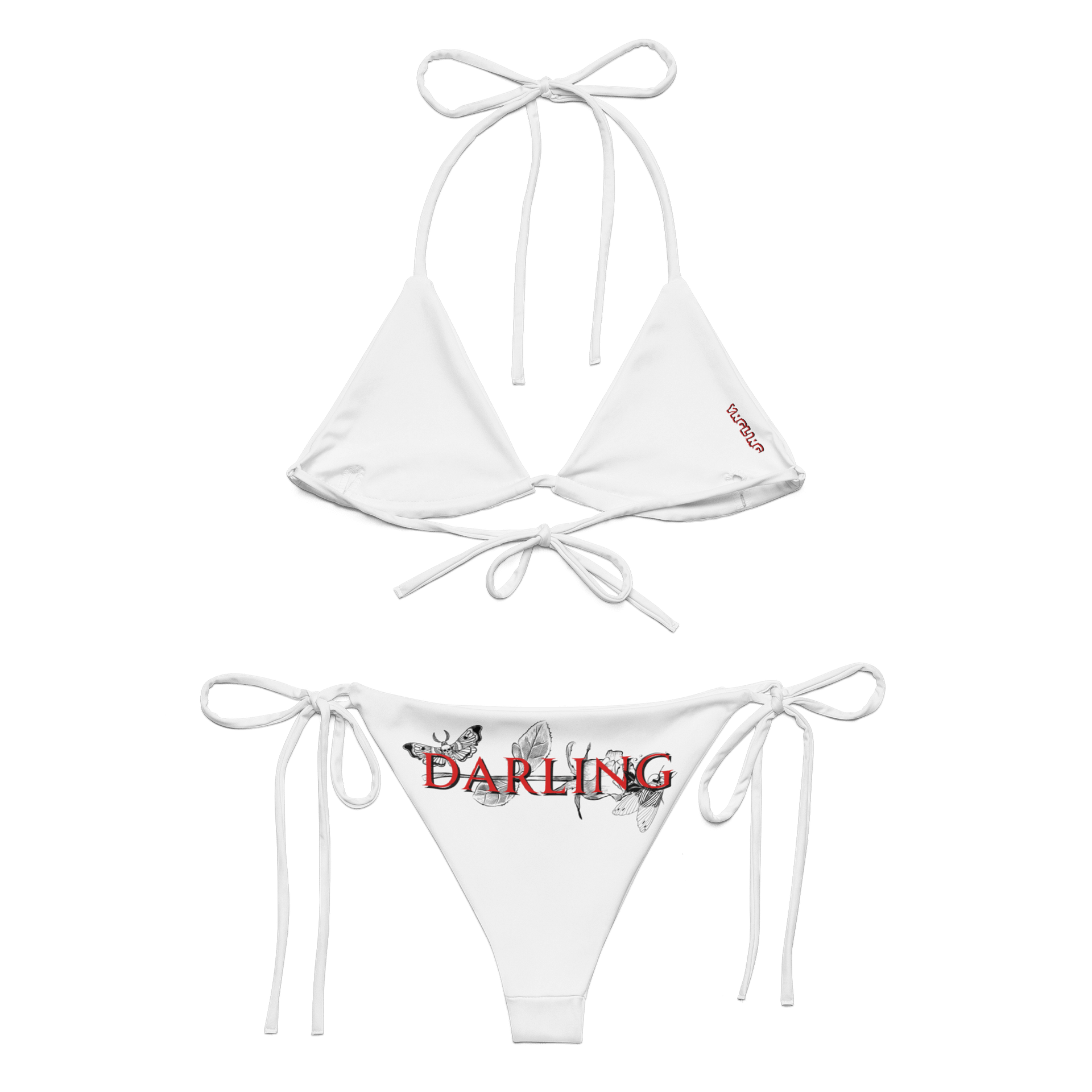 Yngling - Darling Series! String bikini set. White-Darling product image (1)