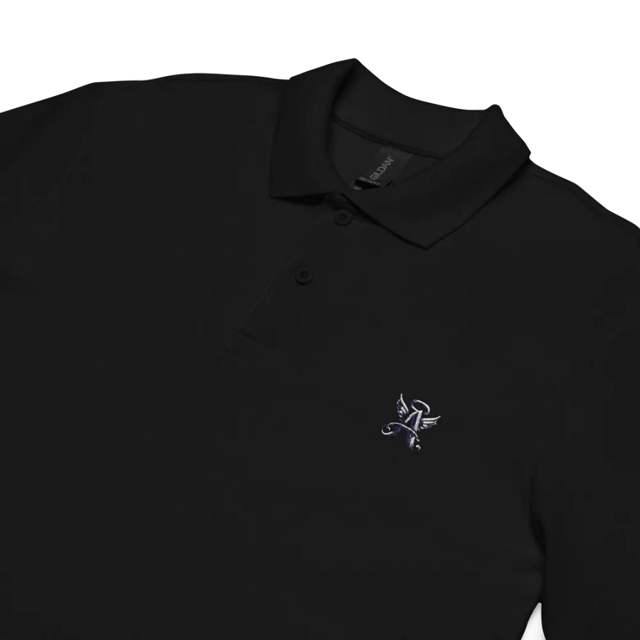 Angelic Emblem Blue Wings Polo Shirt product image (3)
