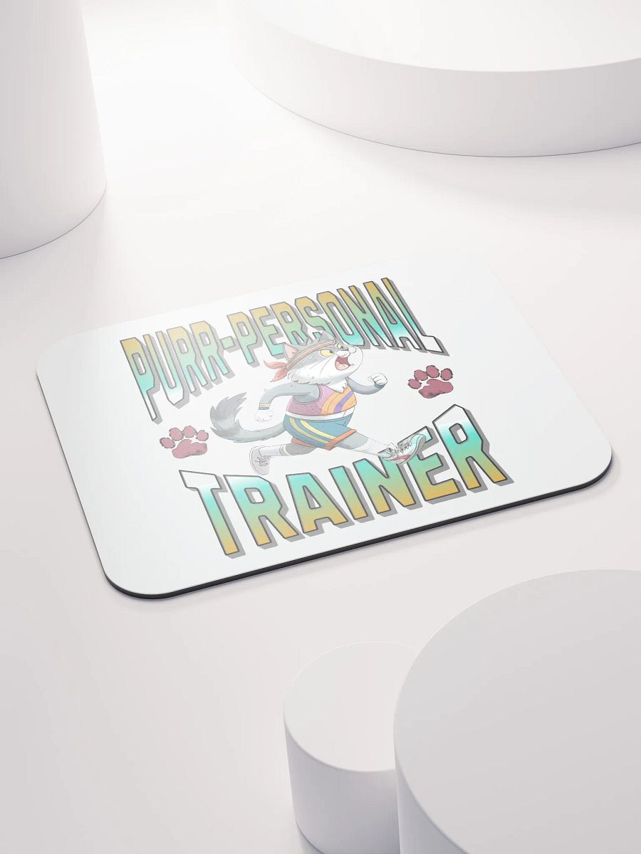 Purr Personal Trainer Cat Mouse Pad product image (4)
