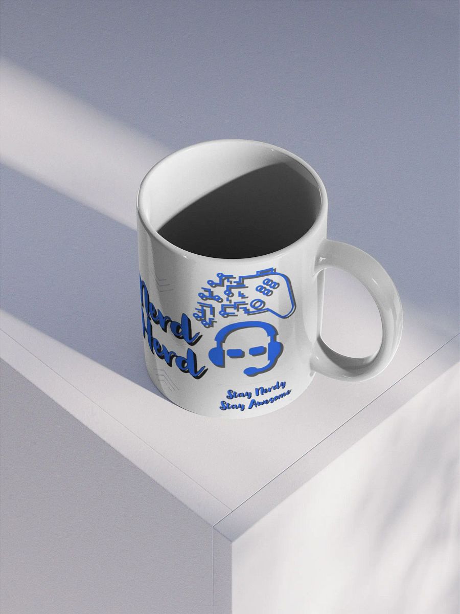 Nerd Herd Glossy Mug (Clear) product image (3)