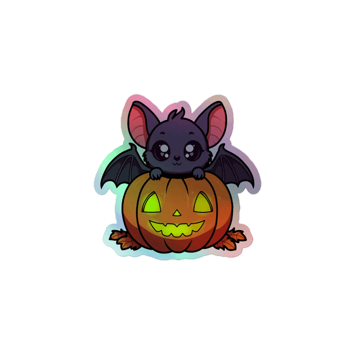Spooky Bat Holographic Sticker Set product image (1)