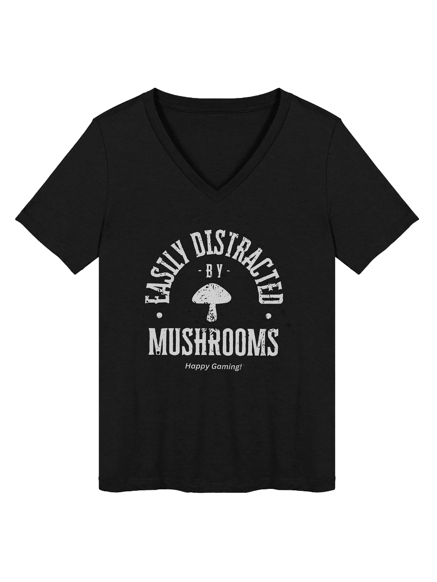 Mushroom Distraction V-Neck Women's Relaxed T-Shirt product image (1)