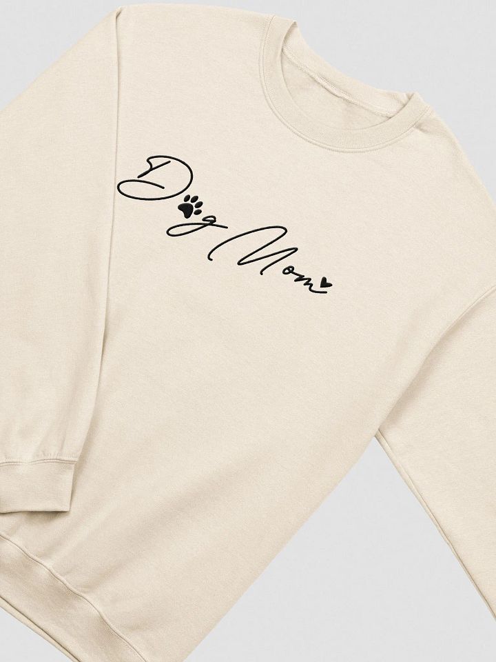 Embroidered Dog Mom Sweatshirt product image (1)