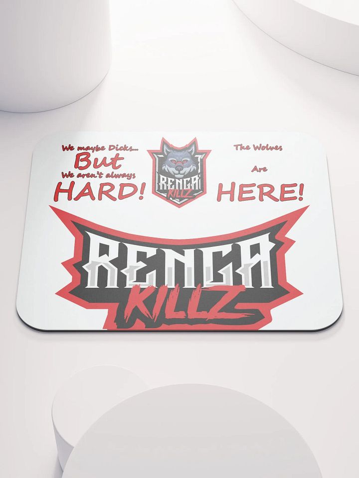 Wolves are hard mouse pad product image (1)