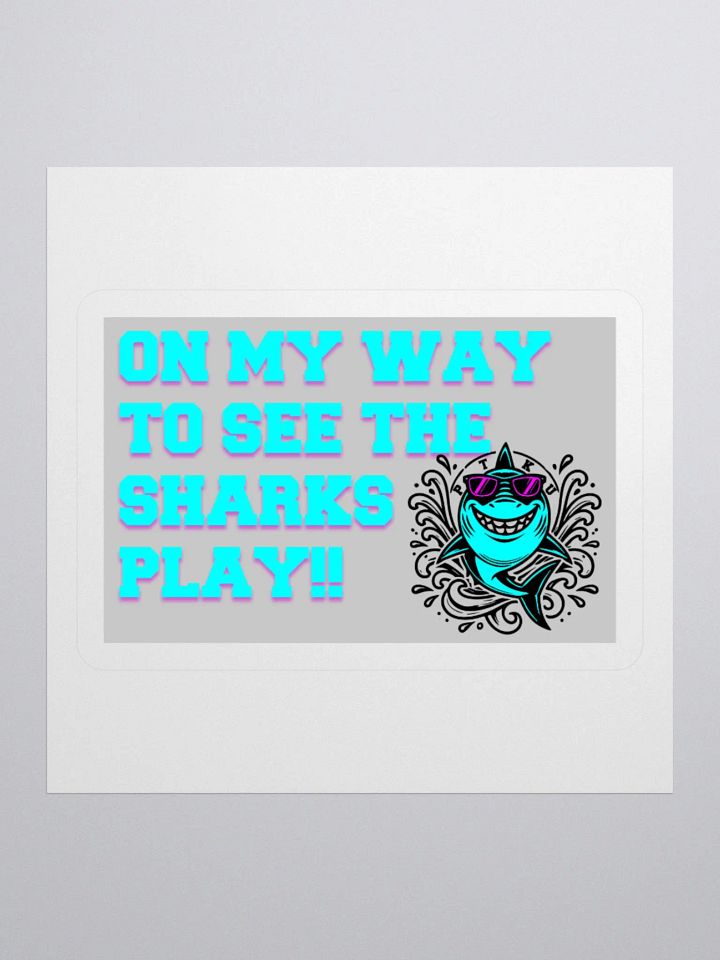 PTKU Sharks Sticker product image (1)