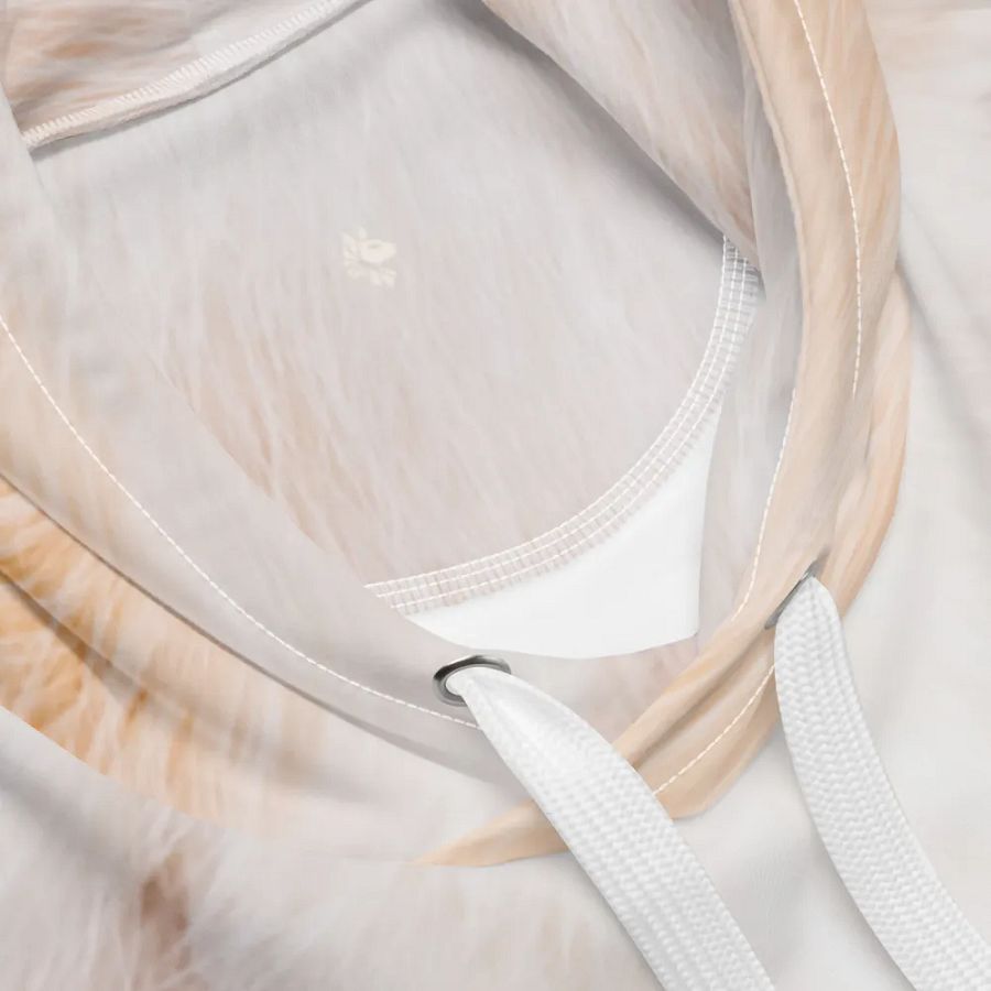 Cream Cat Hoodie (Unisex) product image (5)