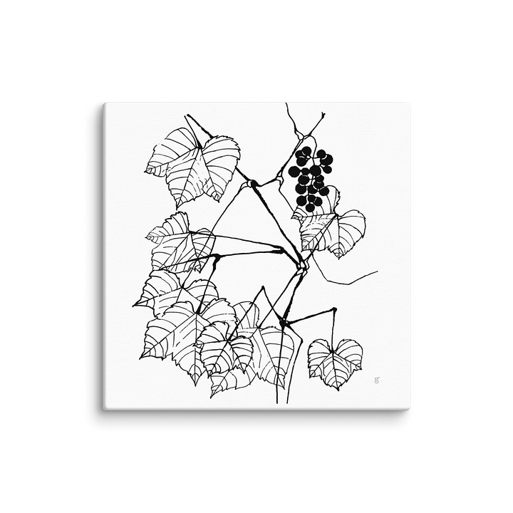Vineyard Serenity Canvas - Fine Grape Leaves product image (1)